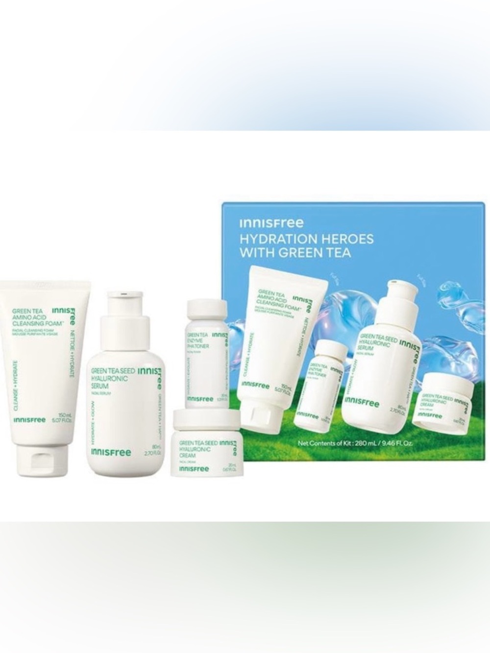 Innisfree Hydration Heroes with Green Tea BRAND NEW/SEALED
